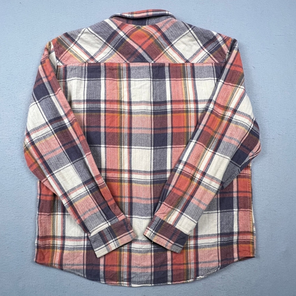 Dakota Grizzly Flannel Shirt Mens XL Red Plaid Cotton Herringbone Outdoor Casual - Picture 3 of 14